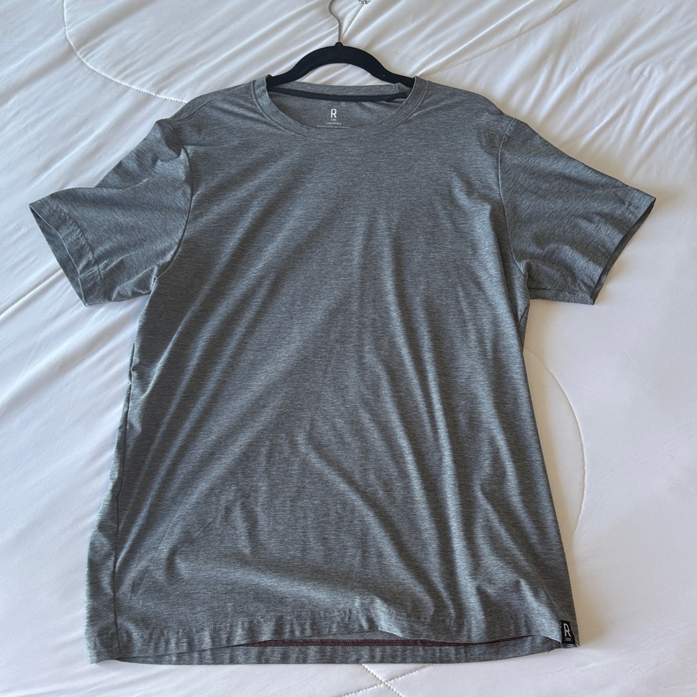 RHONE Gray Short Sleeve Men's Tee - Workout